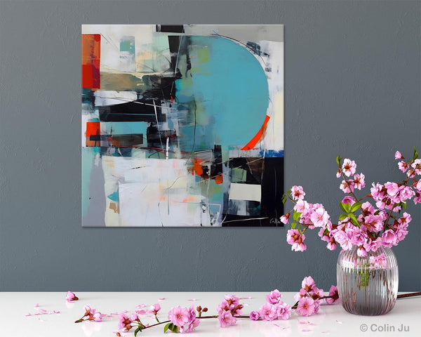 Modern Acrylic Artwork, Original Modern Paintings, Contemporary Canvas Art for Bedroom, Heavy Texture Canvas Art, Large Abstract Paintings-Grace Painting Crafts