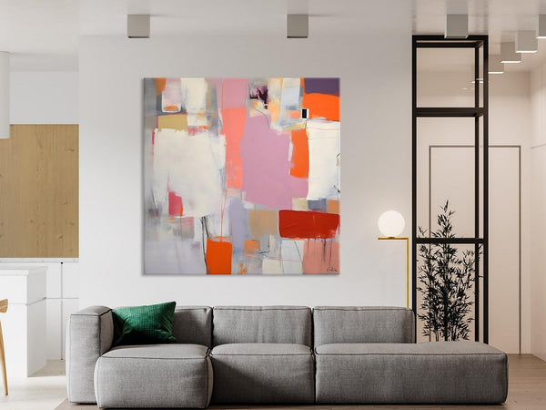 Modern Acrylic Paintings, Original Modern Paintings, Contemporary Canvas Art for Living Room, Extra Large Abstract Paintings on Canvas-Grace Painting Crafts