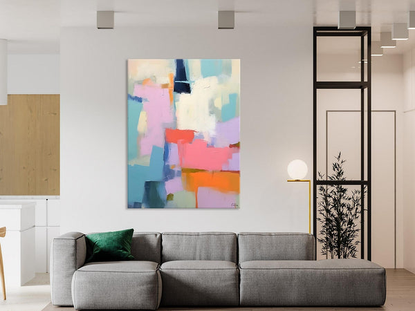 Contemporary Paintings on Canvas, Large Wall Art Painting for Dining Room, Original Abstract Wall Art, Oversized Abstract Wall Art Paintings-Grace Painting Crafts