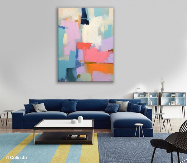 Contemporary Paintings on Canvas, Large Wall Art Painting for Dining Room, Original Abstract Wall Art, Oversized Abstract Wall Art Paintings-Grace Painting Crafts