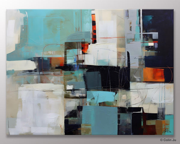 Extra Large Paintings for Dining Room, Abstract Wall Paintings, Hand Painted Canvas Art, Original Artowrk, Contemporary Wall Art Paintings-Grace Painting Crafts