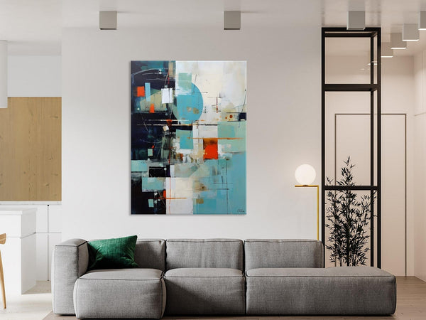 Contemporary Acrylic Painting on Canvas, Large Wall Art Painting for Bedroom, Original Canvas Art, Oversized Modern Abstract Wall Paintings-Grace Painting Crafts
