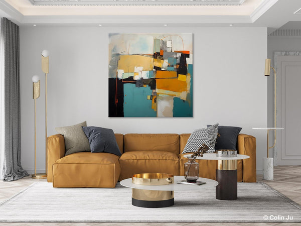 Contemporary Canvas Art for Living Room, Modern Acrylic Paintings, Original Modern Paintings, Extra Large Abstract Paintings on Canvas-Grace Painting Crafts