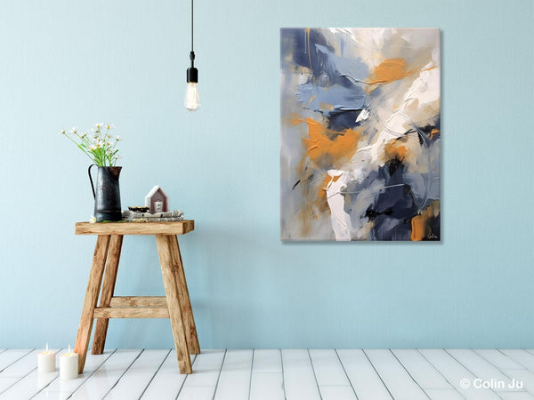 Contemporary Acrylic Paintings on Canvas, Large Wall Art Paintings for Bedroom, Oversized Abstract Wall Art Paintings, Original Abstract Art-Grace Painting Crafts