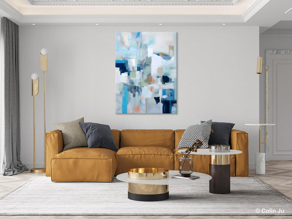 Large Modern Canvas Wall Paintings, Original Abstract Art, Hand Painted Acrylic Painting on Canvas, Large Wall Art Painting for Dining Room-Grace Painting Crafts