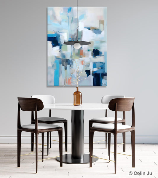 Large Modern Canvas Wall Paintings, Original Abstract Art, Hand Painted Acrylic Painting on Canvas, Large Wall Art Painting for Dining Room-Grace Painting Crafts