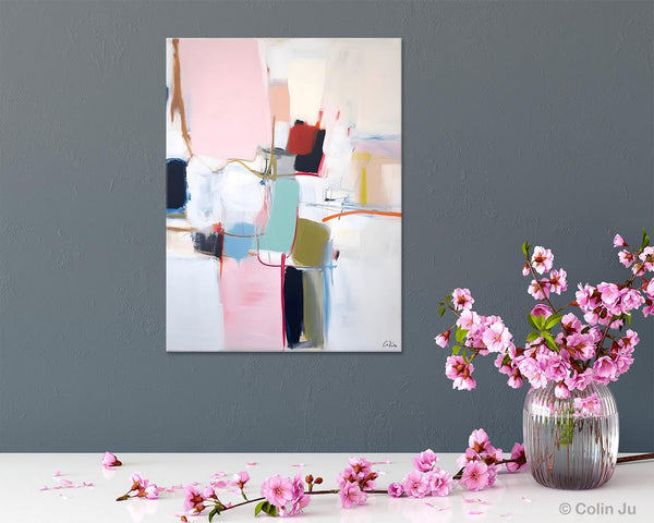 Hand Painted Canvas Art, Modern Paintings, Large Contemporary Wall Art, Extra Large Paintings for Living Room, Original Abstract Painting-Grace Painting Crafts