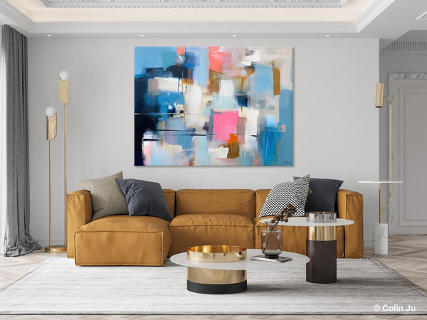 Large Wall Art Paintings, Simple Canvas Art, Contemporary Painting on Canvas, Original Canvas Wall Art for sale, Simple Abstract Paintings-Grace Painting Crafts