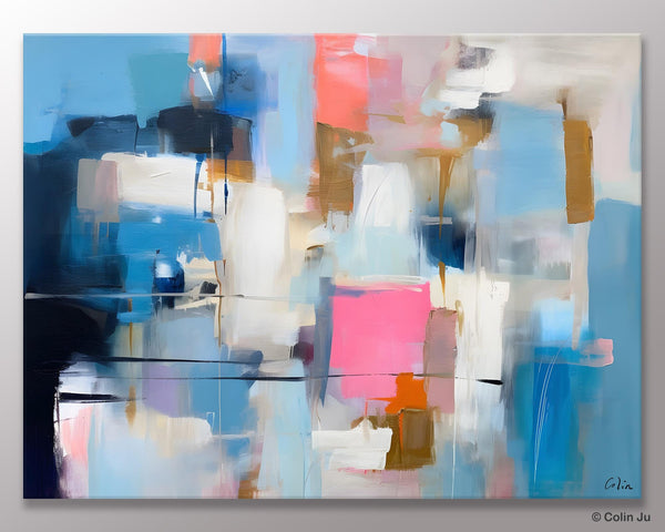Large Wall Art Paintings, Simple Canvas Art, Contemporary Painting on Canvas, Original Canvas Wall Art for sale, Simple Abstract Paintings-Grace Painting Crafts