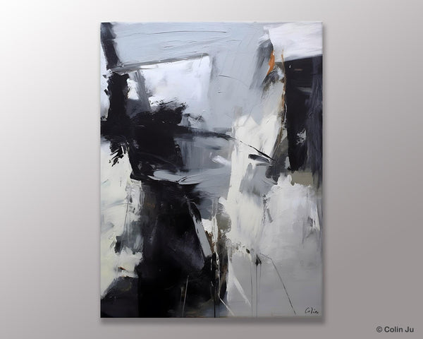 Original Abstract Canvas Art, Large Wall Painting for Bedroom, Hand Painted Canvas Art, Large Modern Paintings, Acrylic Painting on Canvas-Grace Painting Crafts