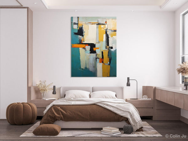 Heavy Texture Paintings, Large Original Wall Art Painting for Bedroom, Large Modern Canvas Paintings, Acrylic Paintings on Canvas-Grace Painting Crafts