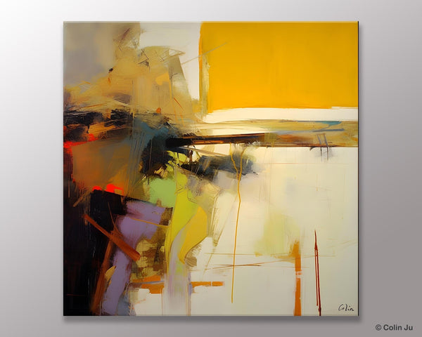 Large Abstract Art for Bedroom, Modern Acrylic Art, Modern Original Abstract Art, Simple Canvas Paintings for Sale, Contemporary Canvas Art-Grace Painting Crafts