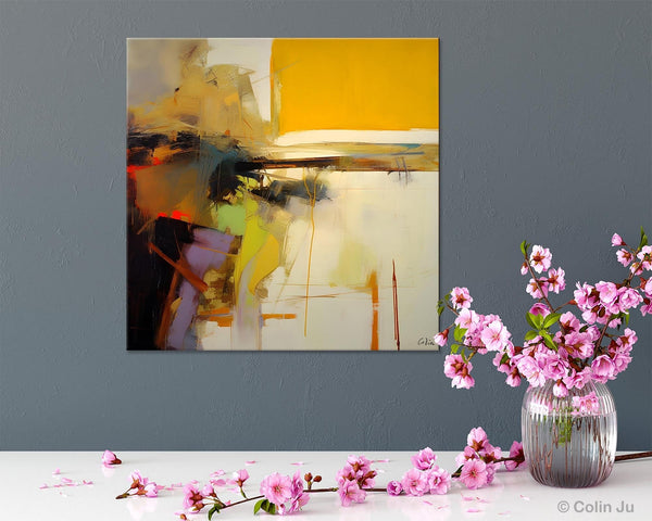 Large Abstract Art for Bedroom, Modern Acrylic Art, Modern Original Abstract Art, Simple Canvas Paintings for Sale, Contemporary Canvas Art-Grace Painting Crafts