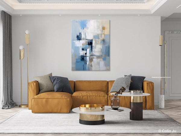 Hand Painted Acrylic Painting on Canvas, Large Modern Canvas Art, Original Abstract Art Paintings, Large Wall Art Painting for Dining Room-Grace Painting Crafts
