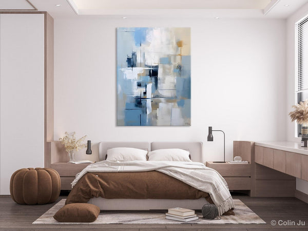 Hand Painted Acrylic Painting on Canvas, Large Modern Canvas Art, Original Abstract Art Paintings, Large Wall Art Painting for Dining Room-Grace Painting Crafts