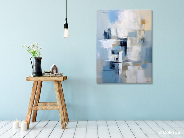 Hand Painted Acrylic Painting on Canvas, Large Modern Canvas Art, Original Abstract Art Paintings, Large Wall Art Painting for Dining Room-Grace Painting Crafts