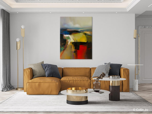 Oversized Abstract Wall Art Paintings, Large Wall Paintings for Bedroom, Contemporary Abstract Paintings on Canvas, Original Abstract Art-Grace Painting Crafts