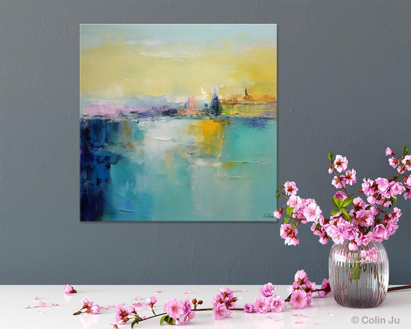 Modern Canvas Paintings, Contemporary Canvas Art, Original Modern Wall Art, Modern Acrylic Artwork, Large Abstract Painting for Bedroom-Grace Painting Crafts