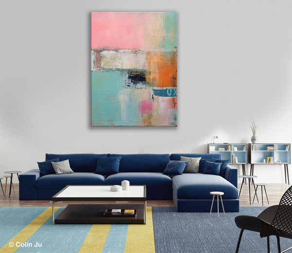 Canvas Paintings for Dining Room, Oversized Modern Wall Art, Acrylic Painting on Canvas, Contemporary Paintings, Original Abstract Paintings-Grace Painting Crafts