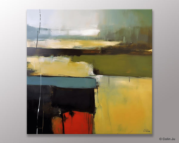 Large Abstract Painting for Bedroom, Original Modern Wall Art Paintings, Modern Acrylic Paintings, Huge Contemporary Canvas Paintings-Grace Painting Crafts
