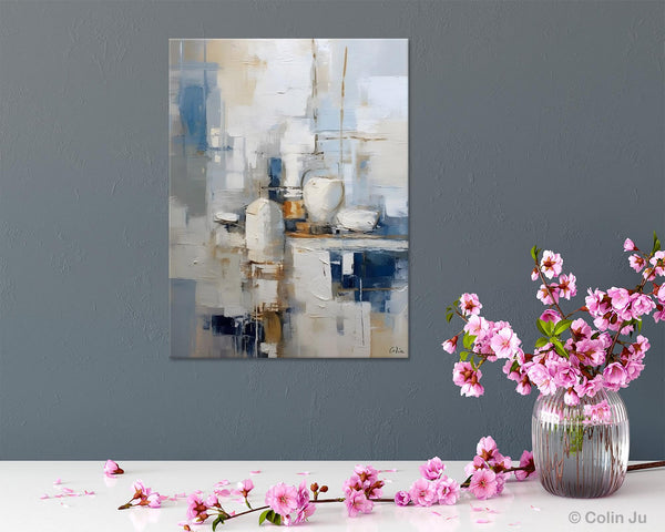 Oversized Contemporary Acrylic Paintings, Modern Abstract Paintings, Original Canvas Wall Art, Extra Large Canvas Painting for Living Room-Grace Painting Crafts