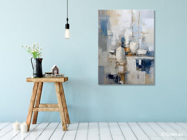 Oversized Contemporary Acrylic Paintings, Modern Abstract Paintings, Original Canvas Wall Art, Extra Large Canvas Painting for Living Room-Grace Painting Crafts