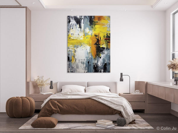 Large Modern Paintings, Contemporary Wall Art, Hand Painted Canvas Art, Extra Large Paintings for Living Room, Original Abstract Painting-Grace Painting Crafts
