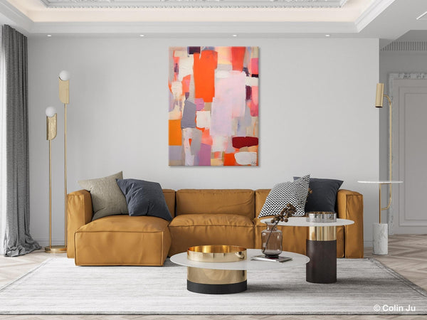 Abstract Wall Paintings, Heavy Texture Canvas Art, Large Contemporary Wall Art, Extra Large Paintings for Bedroom, Original Modern Painting-Grace Painting Crafts