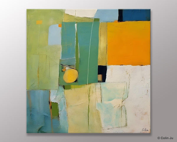 Original Modern Wall Paintings, Contemporary Canvas Art, Abstract Painting for Bedroom, Modern Acrylic Artwork, Heavy Texture Canavas Art-Grace Painting Crafts