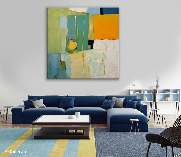 Original Modern Wall Paintings, Contemporary Canvas Art, Abstract Painting for Bedroom, Modern Acrylic Artwork, Heavy Texture Canavas Art-Grace Painting Crafts