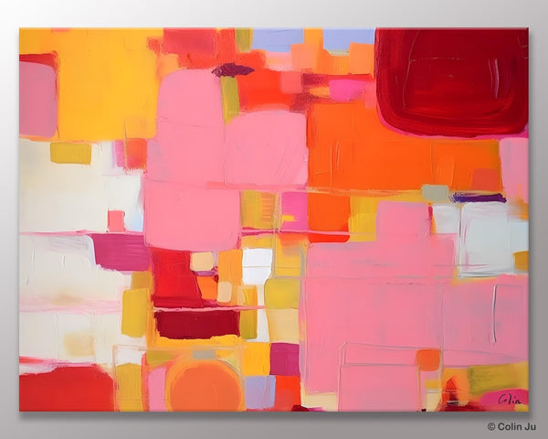 Original Acrylic Wall Art, Oversized Contemporary Acrylic Paintings, Abstract Canvas Paintings, Extra Large Canvas Painting for Living Room-Grace Painting Crafts