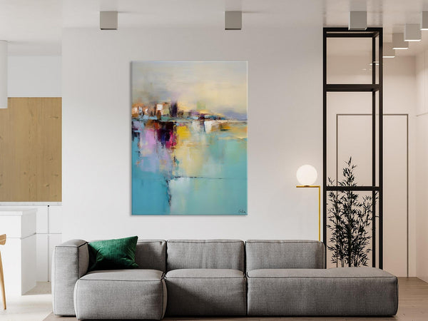 Oversized Contemporary Acrylic Paintings, Modern Abstract Paintings, Extra Large Canvas Painting for Living Room, Original Canvas Wall Art-Grace Painting Crafts