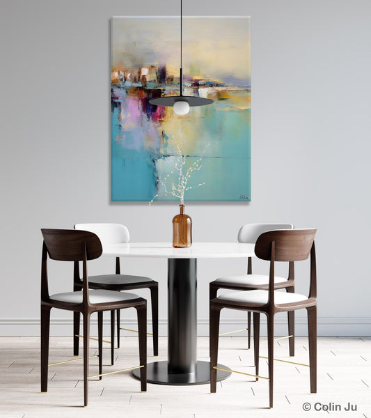 Oversized Contemporary Acrylic Paintings, Modern Abstract Paintings, Extra Large Canvas Painting for Living Room, Original Canvas Wall Art-Grace Painting Crafts