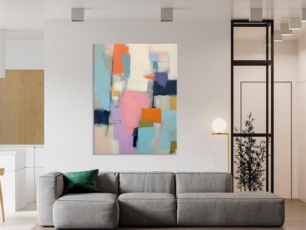 Modern Paintings, Large Contemporary Wall Art, Acrylic Painting on Canvas, Extra Large Paintings for Dining Room, Original Abstract Painting-Grace Painting Crafts