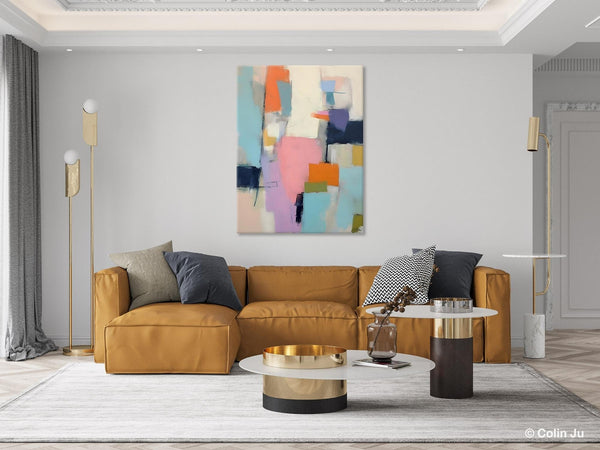 Modern Paintings, Large Contemporary Wall Art, Acrylic Painting on Canvas, Extra Large Paintings for Dining Room, Original Abstract Painting-Grace Painting Crafts