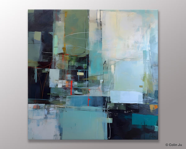 Original Modern Paintings, Contemporary Canvas Art, Modern Acrylic Artwork, Buy Art Paintings Online, Large Abstract Painting for Bedroom-Grace Painting Crafts