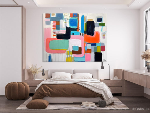 Contemporary Acrylic Paintings, Modern Wall Art Ideas for Living Room, Extra Large Canvas Paintings, Original Abstract Painting, Impasto Art-Grace Painting Crafts