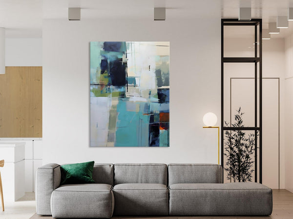 Large Contemporary Wall Art, Acrylic Painting on Canvas, Modern Paintings, Extra Large Paintings for Dining Room, Original Abstract Painting-Grace Painting Crafts