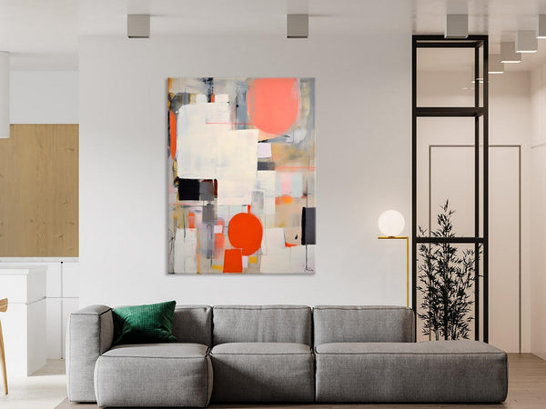 Acrylic Painting on Canvas, Contemporary Wall Art Paintings, Canvas Paintings for Bedroom, Extra Large Original Art, Buy Paintings Online-Grace Painting Crafts