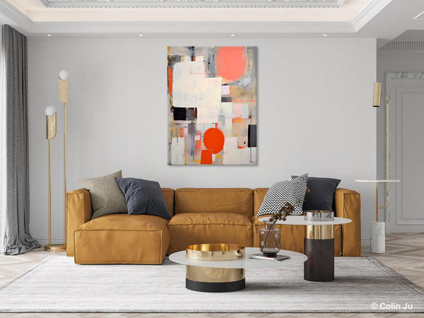 Acrylic Painting on Canvas, Contemporary Wall Art Paintings, Canvas Paintings for Bedroom, Extra Large Original Art, Buy Paintings Online-Grace Painting Crafts