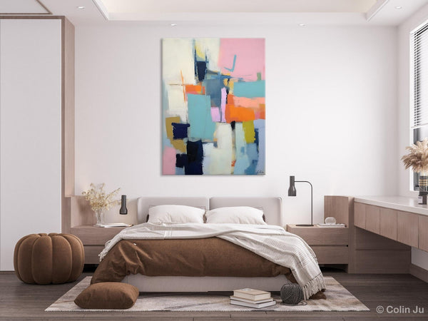 Contemporary Wall Art Paintings, Acrylic Painting on Canvas, Abstract Paintings for Bedroom, Extra Large Original Art, Buy Wall Art Online-Grace Painting Crafts