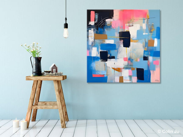 Modern Canvas Paintings, Contemporary Canvas Art, Original Modern Wall Art, Modern Acrylic Artwork, Large Abstract Painting for Dining Room-Grace Painting Crafts