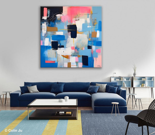 Modern Canvas Paintings, Contemporary Canvas Art, Original Modern Wall Art, Modern Acrylic Artwork, Large Abstract Painting for Dining Room-Grace Painting Crafts