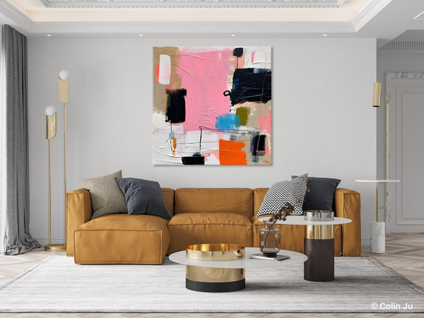 Modern Acrylic Artwork, Large Abstract Painting for Bedroom, Original Abstract Wall Art, Modern Canvas Paintings, Contemporary Canvas Art-Grace Painting Crafts
