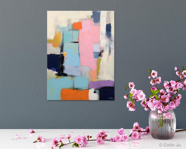 Original Canvas Art, Contemporary Acrylic Painting on Canvas, Large Wall Art Painting for Bedroom, Oversized Modern Abstract Wall Paintings-Grace Painting Crafts