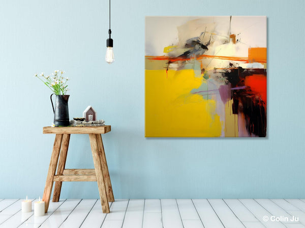 Modern Canvas Art Paintings, Contemporary Canvas Art, Original Modern Wall Art, Modern Acrylic Artwork, Large Abstract Paintings for Bedroom-Grace Painting Crafts