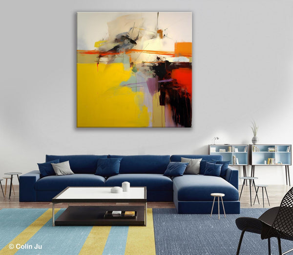 Modern Canvas Art Paintings, Contemporary Canvas Art, Original Modern Wall Art, Modern Acrylic Artwork, Large Abstract Paintings for Bedroom-Grace Painting Crafts