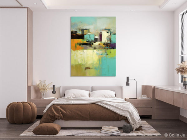 Contemporary Wall Art Paintings, Abstract Wall Paintings, Extra Large Paintings for Dining Room, Hand Painted Canvas Art, Original Artowrk-Grace Painting Crafts