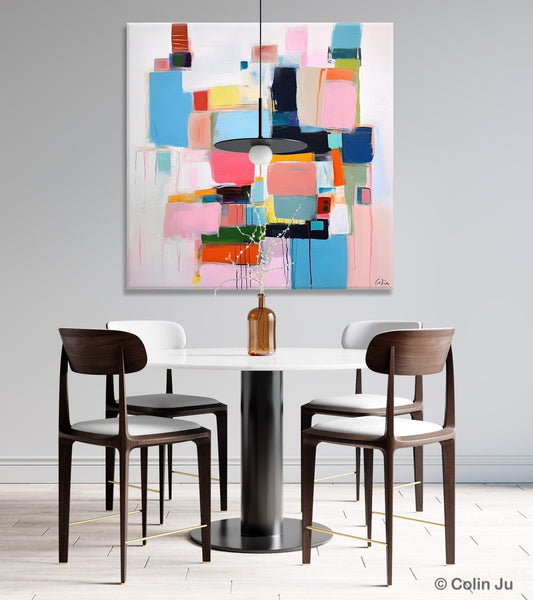 Modern Canvas Paintings, Large Abstract Art for Bedroom, Original Abstract Wall Art, Simple Modern Acrylic Artwork, Contemporary Canvas Art-Grace Painting Crafts