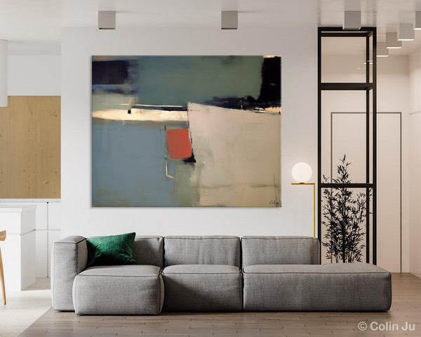 Huge Abstract Painting for Bedroom, Large Original Abstract Wall Art, Oversized Contemporary Acrylic Paintings, Abstract Paintings on Canvas-Grace Painting Crafts